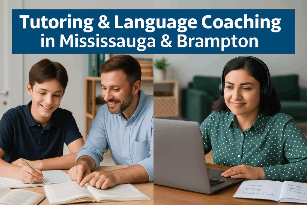 Tutoring & Language Coaching in Mississauga & Brampton