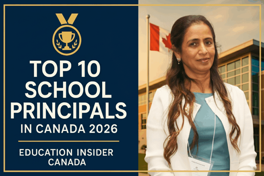 CanSTEM Principal Shortlisted Among Top 10 School Principals in Canada 2026 | Education Insider Canada